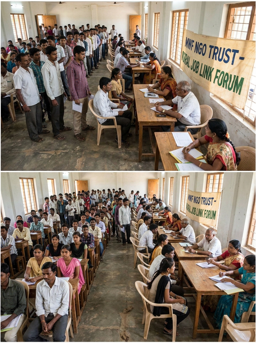 MWF NGO TRUST Rural Job Link Forum recruitment drive for local youth